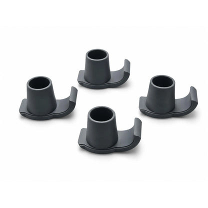 4 Pack Durable Nylon Walker Ski Glides Universal Sliders for Folding Walkers