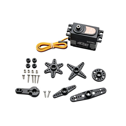 25T Arm High Torque 40kg Metal Steering Gear Digital Servo For 1/8 1/10 RC Car