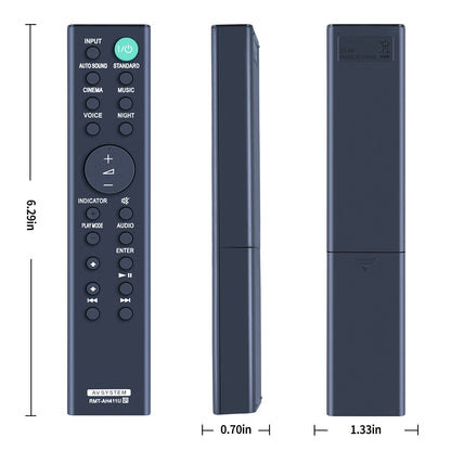 RMT-AH411U Remote Control For Sony SoundBar HT-S100F HT-SF200 HT-S100F HTSF200