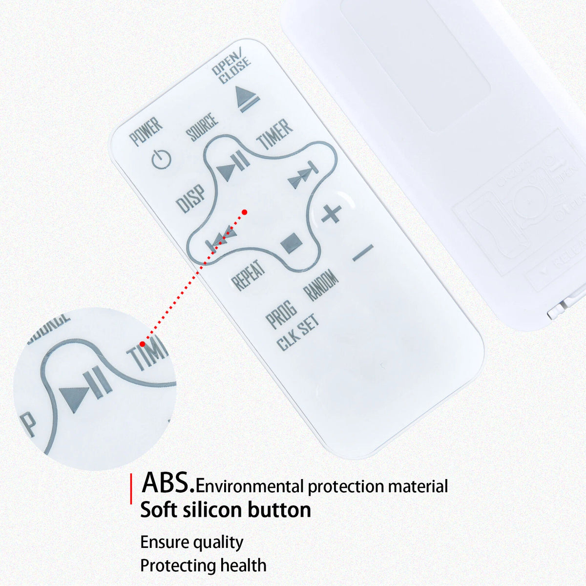Remote Control Replacement For GPX KC232S Under Cabinet CD Radio Player