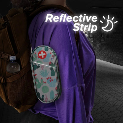 SITHON EpiPen Medical Carrying Case Insulated, Travel Small, Z-Cactus