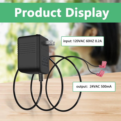 24 Volt AC Water Softener Power Supply for Whirlpool Black