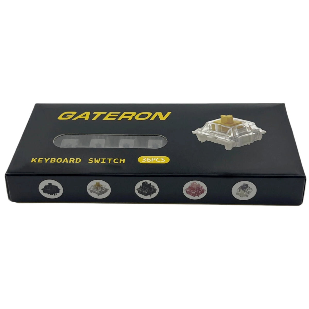 Gateron Oil King V2 Pre-Lubed Smooth Linear Keyboard 36 PCS, Switch