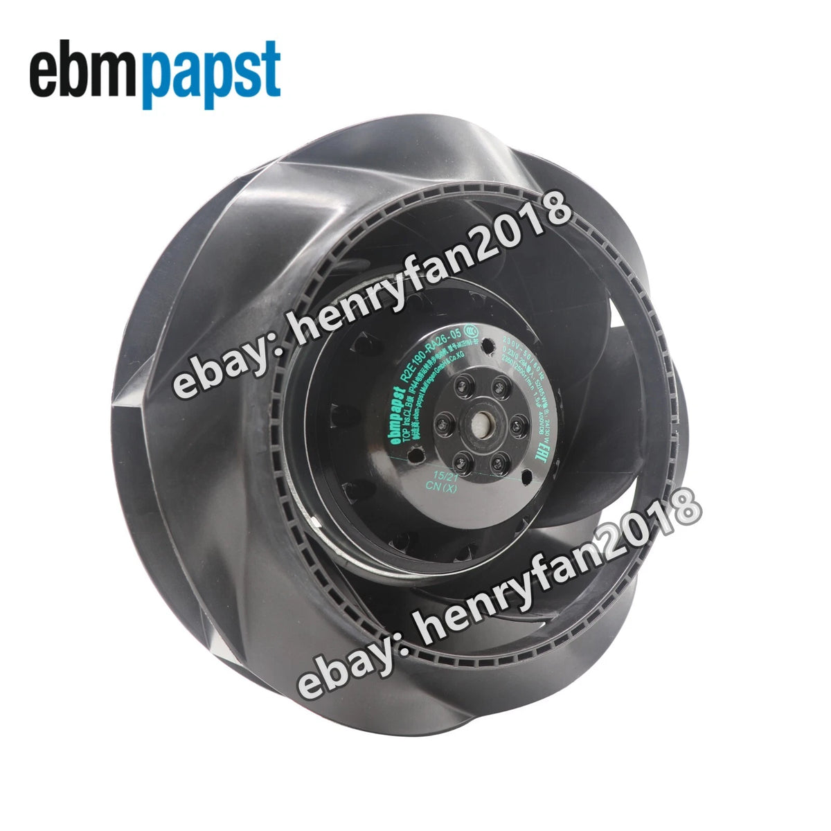 R2E190-RA26-05 Ebmpapst Centrifugal Fan 230VAC 65/62W 0.29A ??190mm Cooling Fan
