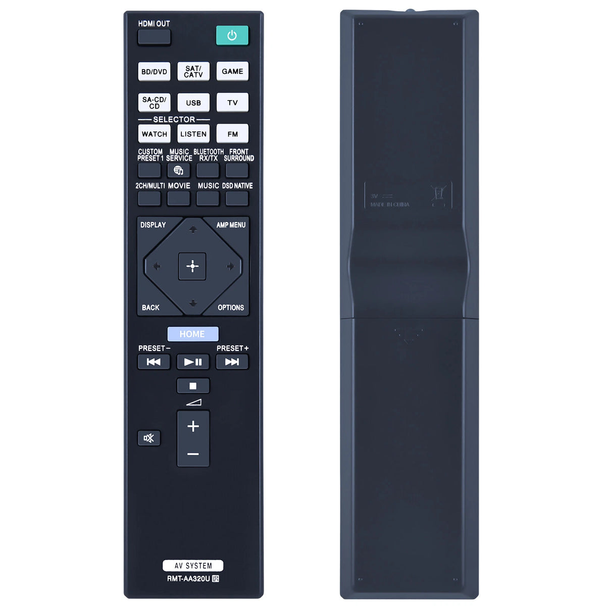 RMT-AA320U Remote Control For Sony AV Receiver STR-ZA810ES STR-DN1080