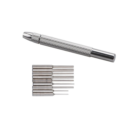 Watch Bracelet Remover Pin Punch Tool With Stainless Steel 0.5-1.6mm Pin Bit