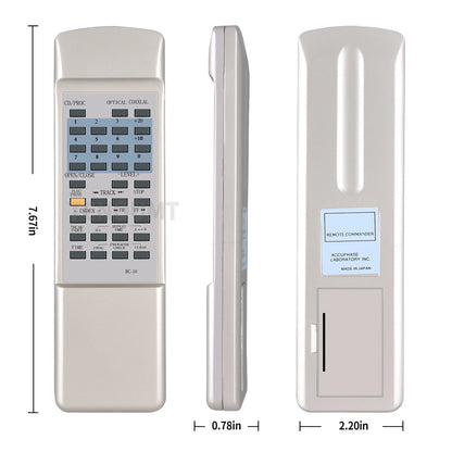 RC-18 Remote Control For Accuphase CD DP-11 DP-55 DP-60 DP-70V DP-75 DP-80L