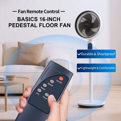 For Amazon Basics Pedestal Fan Model FS40-10BR Remote Control