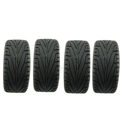4Pack Rubber Tires Tyres For Wltoys A949 A959 A969 A979 K929 A959-b 1/18 RC Car