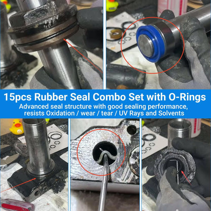 214.50136 Floor Jack Seal Replacement Kit with O-Ring Fit for Black