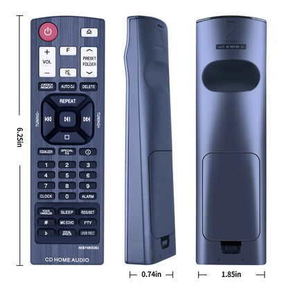 AKB74955362 Remote Control For LG Mini Hi-Fi System CL65 CLS65F OK55 OK75 CKS43F