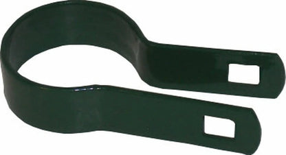 Black Coated Chain Link Tension Band, Durable Steel 1-5/8 Inch,