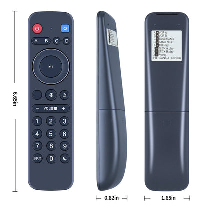 Replacement Remote Control For Sansui RS-1000, RTRS1000, RS1000