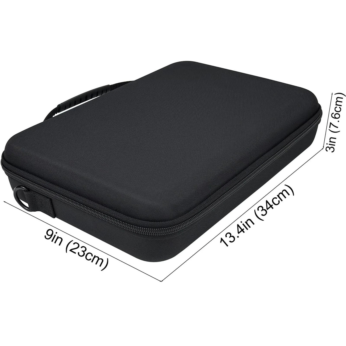 Neehows Barber Bag Hard Travel Case for Hair Clippers Large, Black
