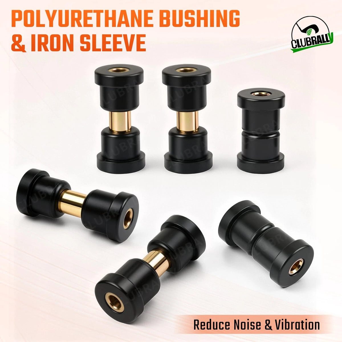 CLUBRALLY Club Car Precedent Black-Club Front End Repair Kit