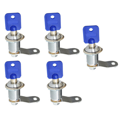 5pcs Cam Lock 27mm Length For Pinball Machine Arcade Cabinet Door Cupboard Lock