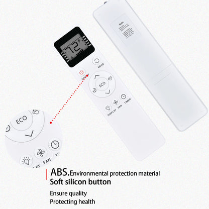Remote Control For EQK Emerson Quiet Kool Window Air Conditioner EARC12RE1