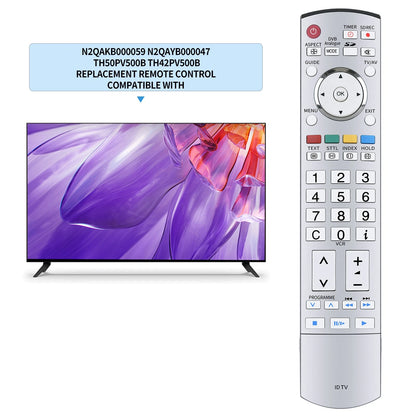 Remote Control For Panasonic TV N2QAKB000059 N2QAYB000047 TH37PV500 TX-26LXD500