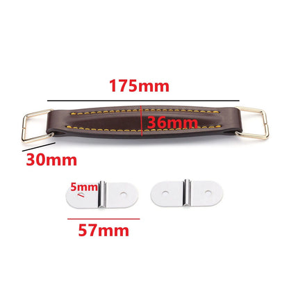 1Pc Guitar Leather Handle With Fitting For Marshall Amp AS50D AS100D Coffee aa