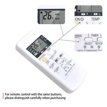 A75C3077 A75C3108 CWA75C3077 Remote Control For Panasonic Air Condition
