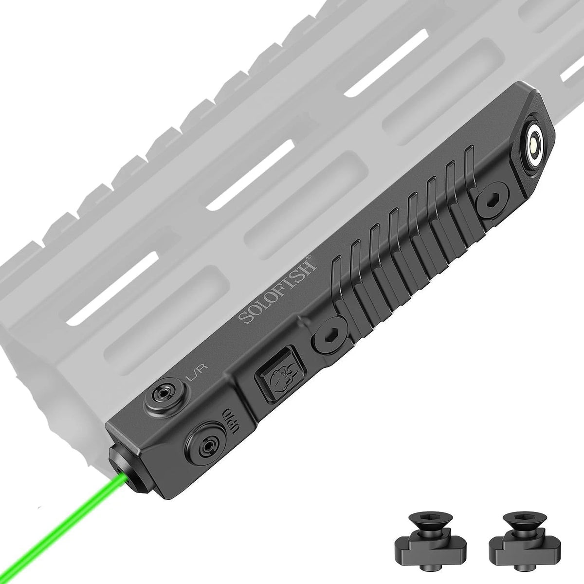SOLOFISH Green Laser Sight Compatible with Polymer- Mlok, Mlok