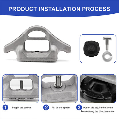 4X Cargo Tie Down Cleat Bed Rail for 2005-2025 Nissan Frontier 999T7ZV00A