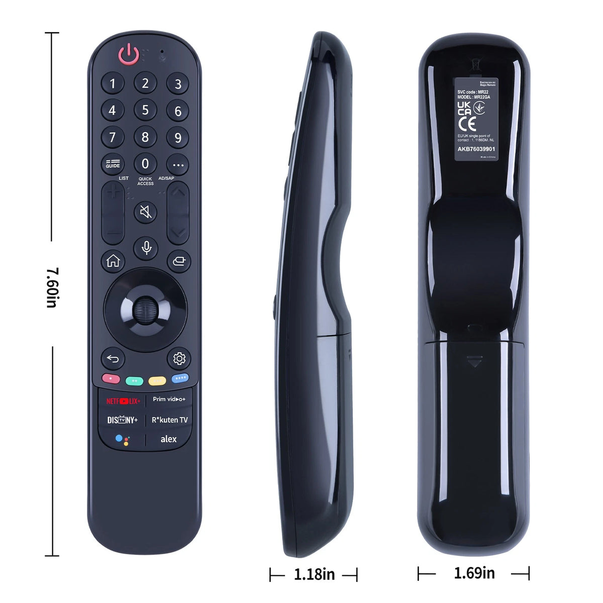 MR22GA AKB76039901 Magic Voice Remote Control For LG Smart TV NANO80 NANO75