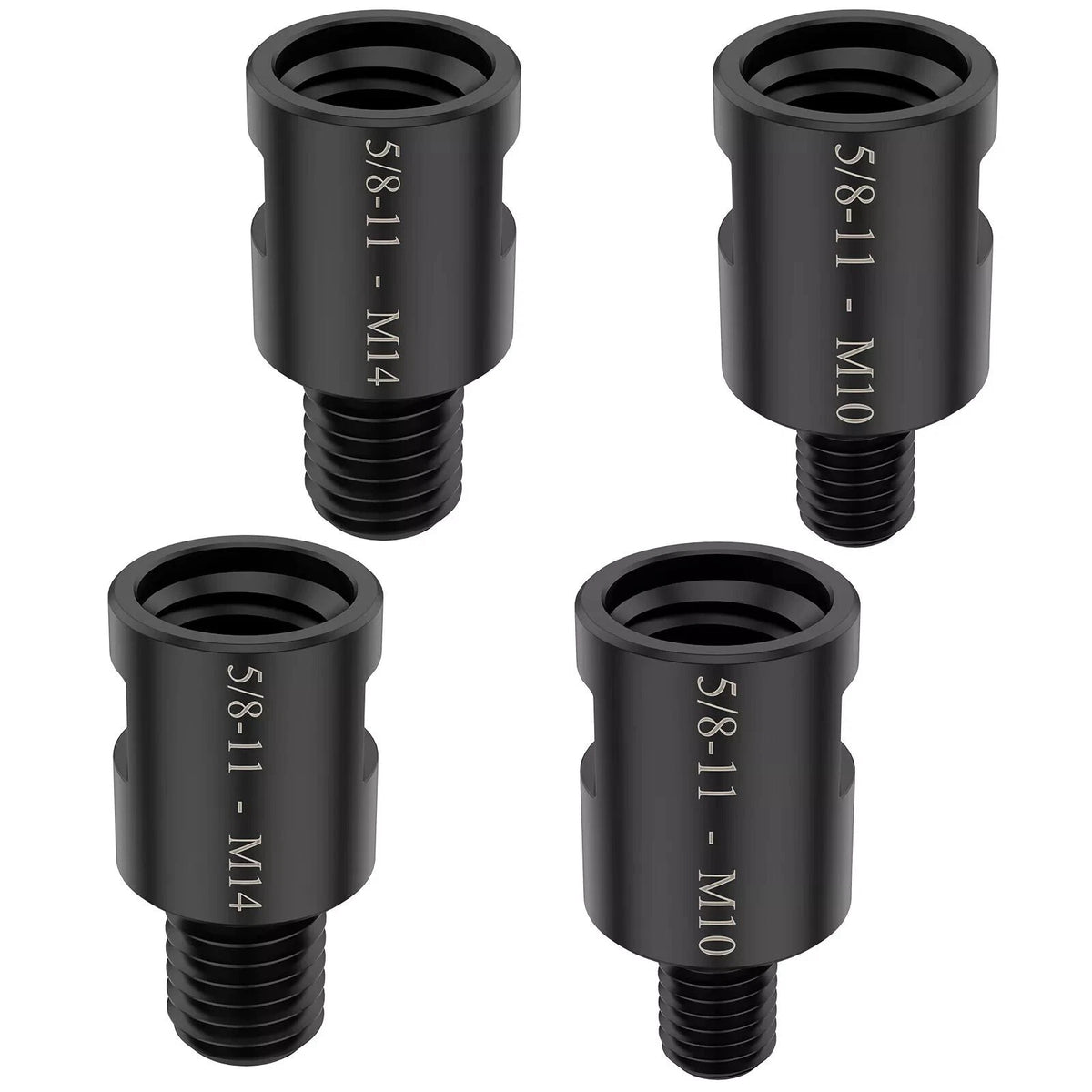 4x Adapter 5/8" 11 Female to M10/M14 Male  for Angle Grinder Electric Drill