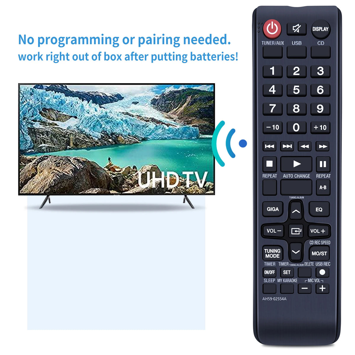 AH59-02554A AH59-02553A Remote Control For Samsung Giga Sound Stereo System