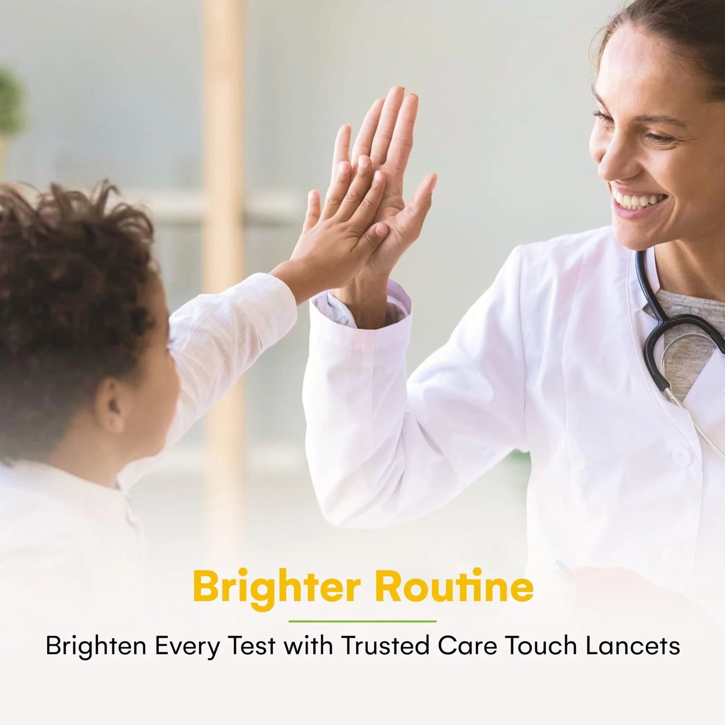 Care Touch Lancets for Diabetes Testing - 30 300 Count (Pack of 1), Yellow