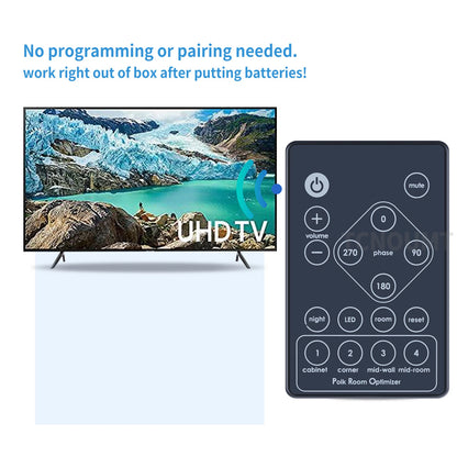 Replacement Remote Control For Polk Audio DSW PRO 660wi Wireless Subwoofer