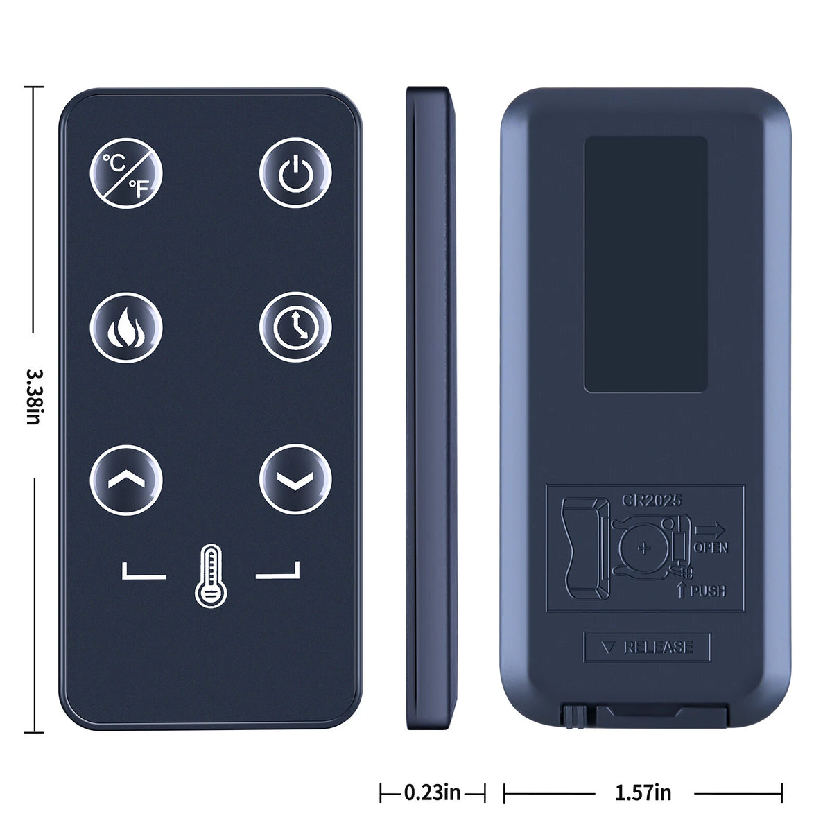 For Covenant Electric Fireplace Heater Remote Control W914-30D W914-36D W914-40D