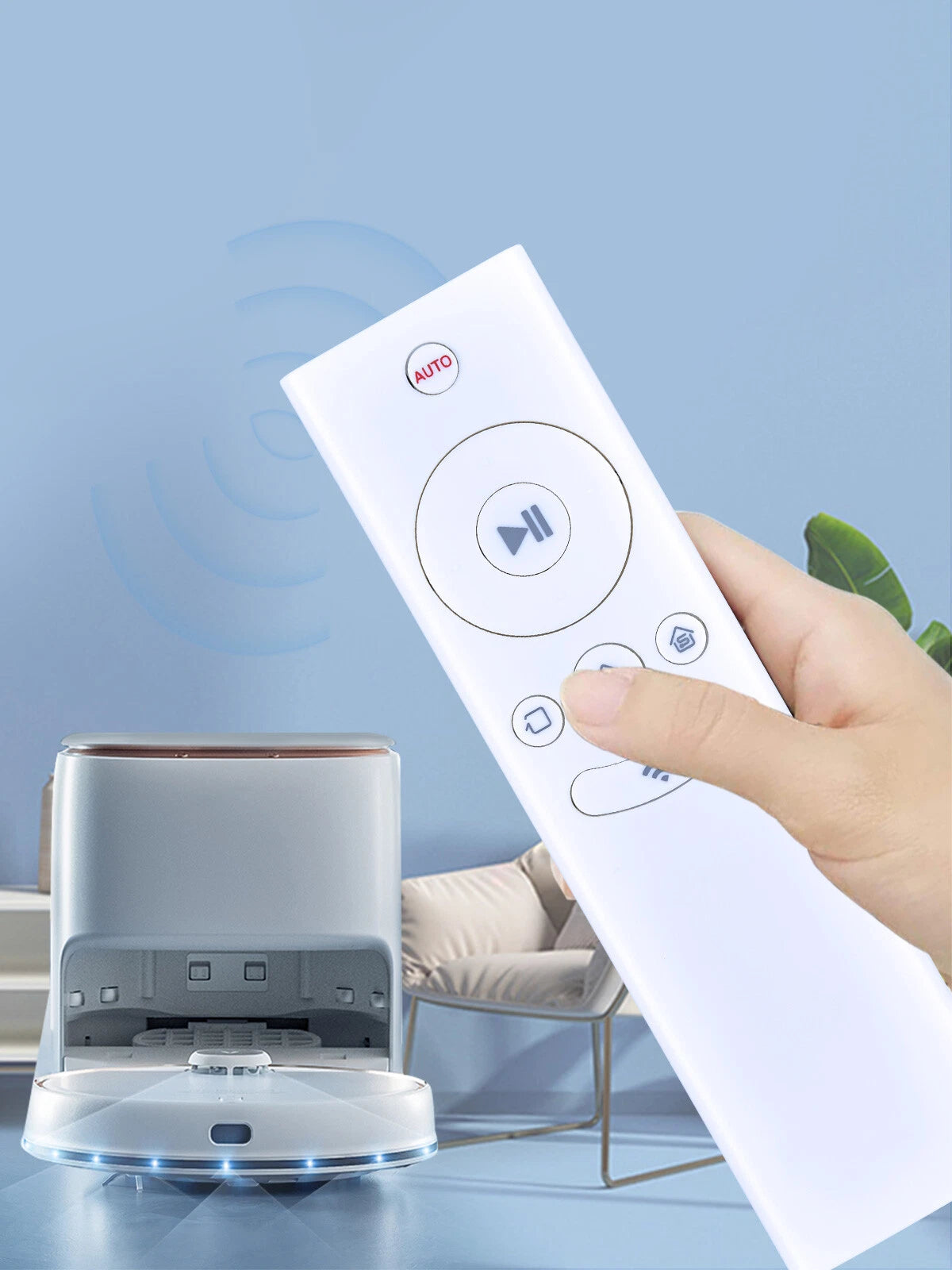 RC1521 Remote Control For Ecovacs Robotics Deebot Vacuum M87 M88 N78
