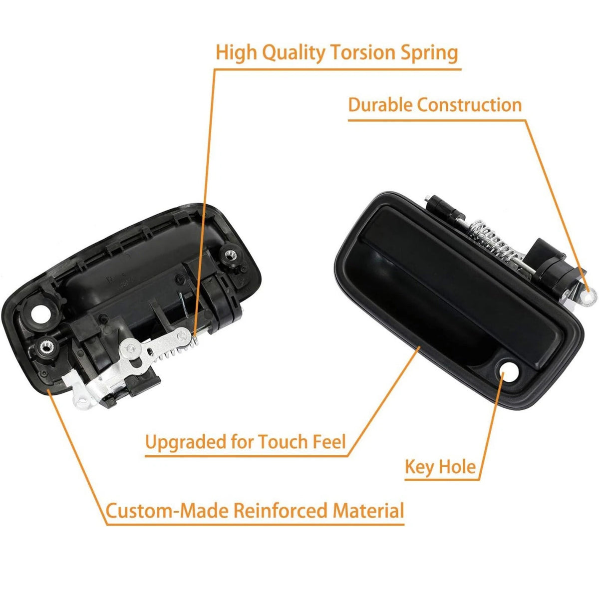 Front Outside Handle Pair Doors For Toyota Tacoma 1995-2004 TO1310128 79344