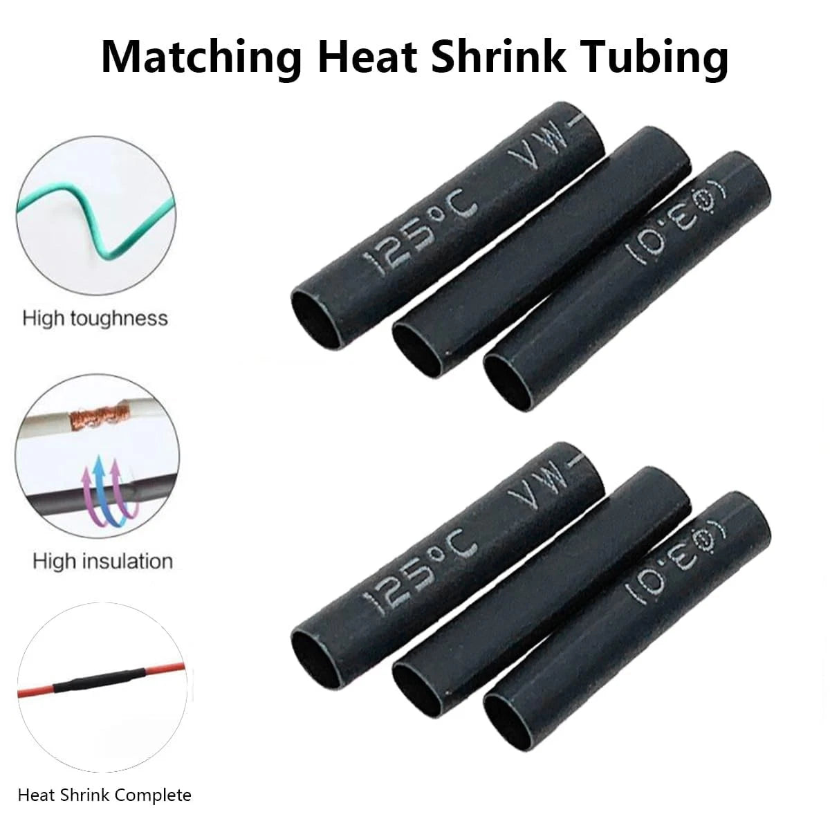 Teansic JST SH 1.0mm Connector Kit with 28AWG Pre-Crimped Cables(150mm/5.9...