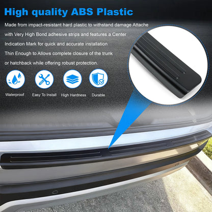 Black Rear Bumper Guard for Honda Pilot 2023-25,Anti-Scratch Protector Accessory