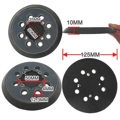 5" 4-Screw Orbital Sander Pad Replacement Hook Loop For Dewalt DWE6421 N329079 m