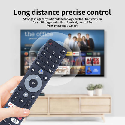 Remote Control For Chiq TV L32H7G L32H8CG L40H7G U43H7C L40M9G with Voice