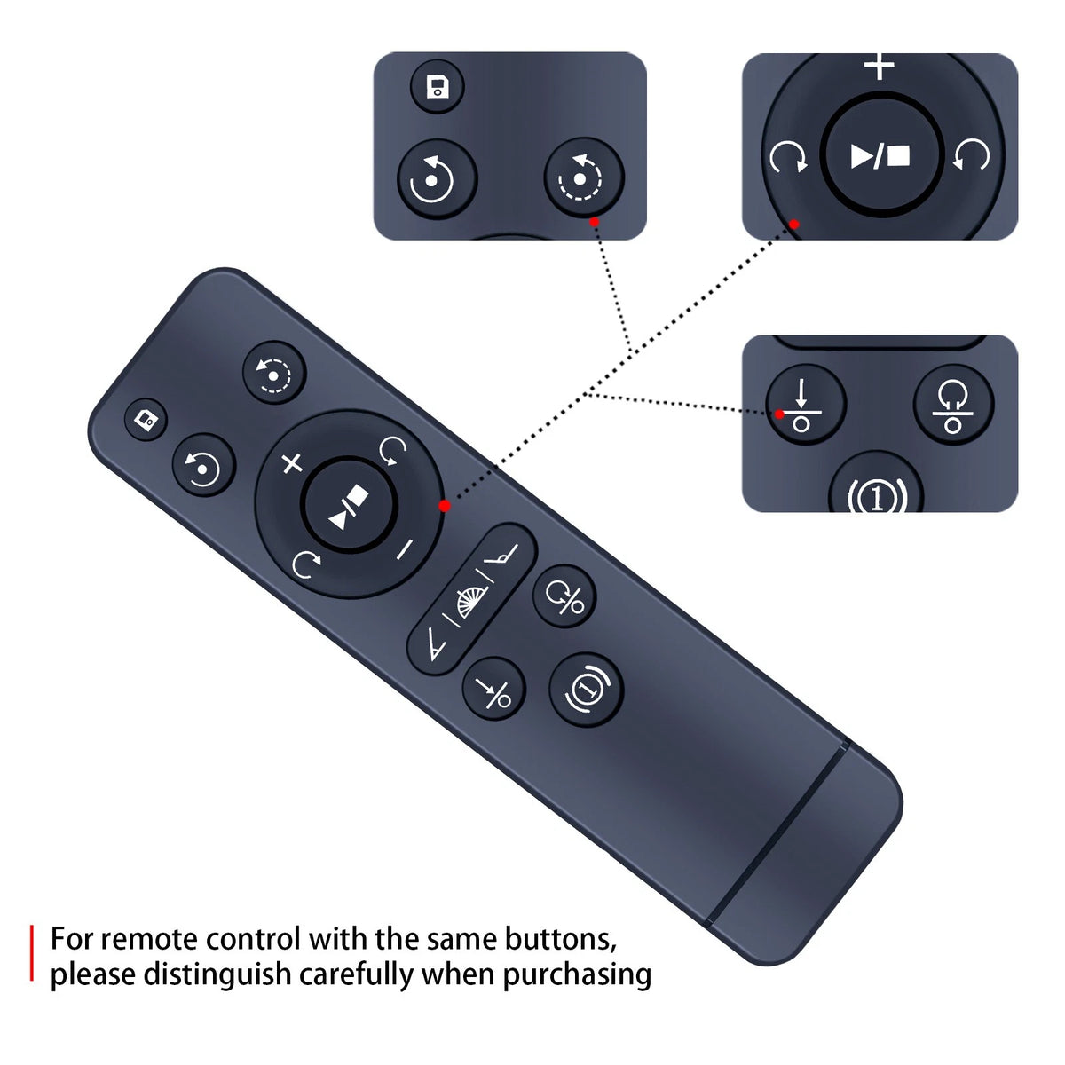 Remote Control For JAYEGT/PROLEE/Qinmay Motorized Rotating Display Stand