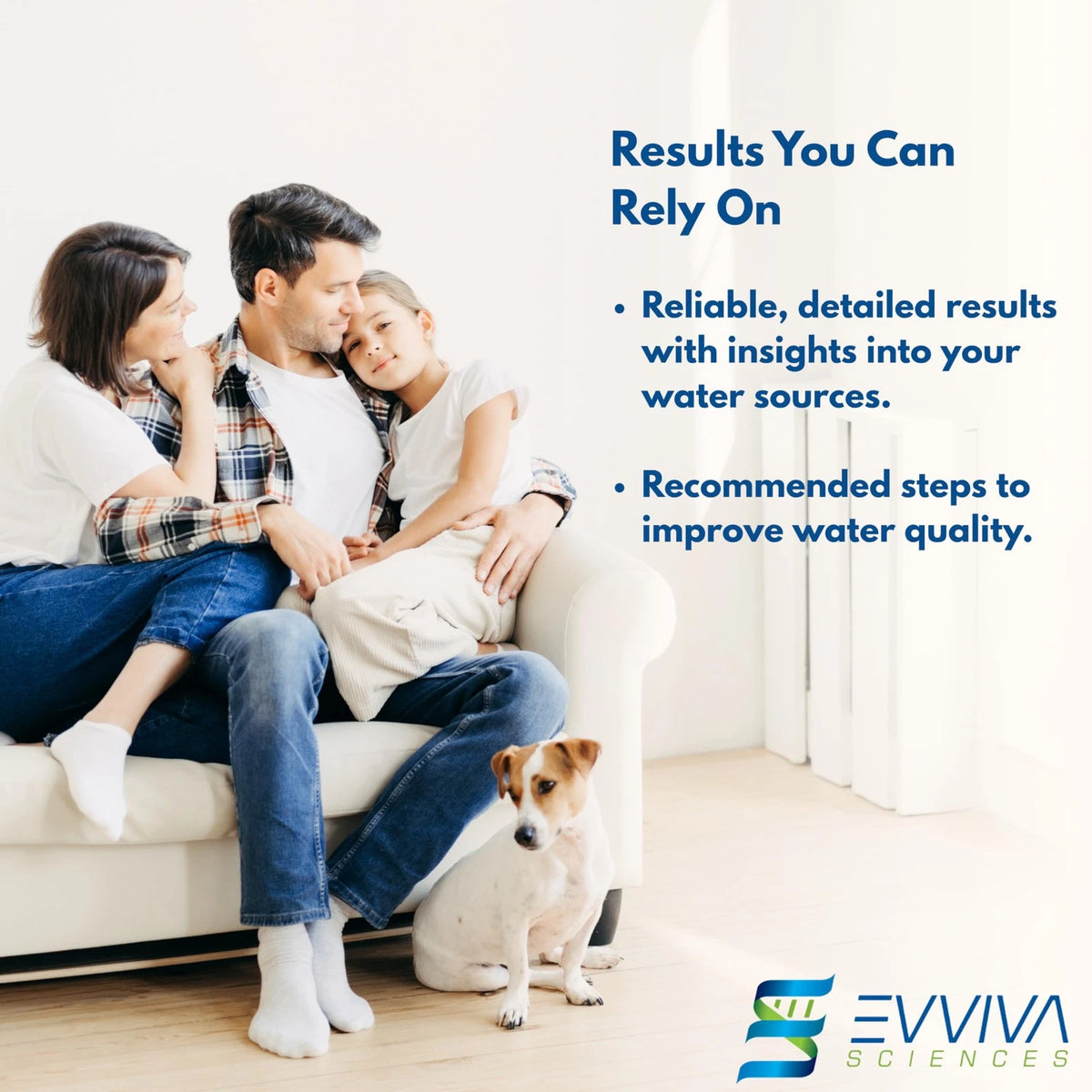 Evviva Sciences Water Bacteria Test Kit – 10 Tests for Total Bacteria,...