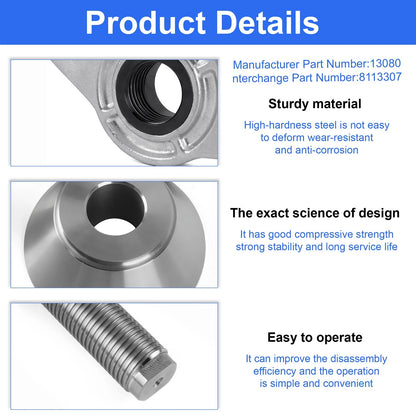 Complete 28mm to 40mm Shaft Conversion Kit with Cones & Wing Nut