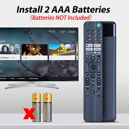 RMF-TX520E Voice Remote Control For Sony TV KD43X85J, KD50X85J. KD55X79J