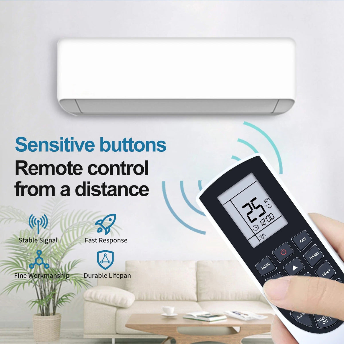 Remote Control For York Mini Split Air Conditioner DCP09CSB21S DHP18NWB21S