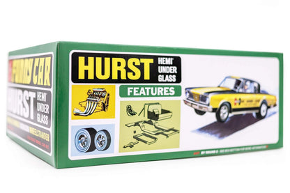 AMT Skill 2 Model Kit 1966 Plymouth Barracuda Funny Car Hemi 1/25 scale, Gold