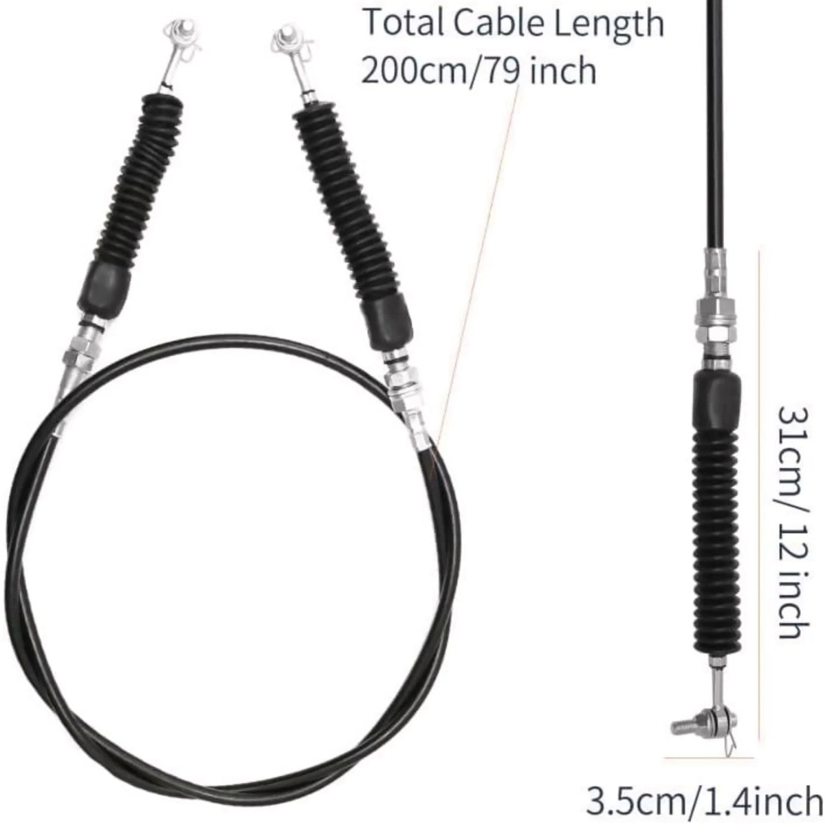 For Polaris Ranger 500 4x4 EFI 2006-2008 Gear Shift Cable Replacement 10-0161
