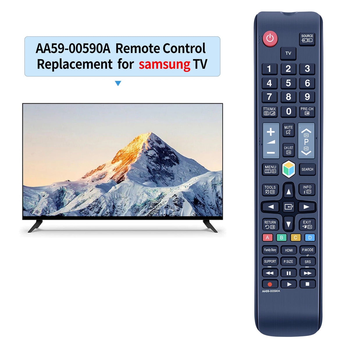 AA59-00590A Replacement Remote Control For Samsung TV