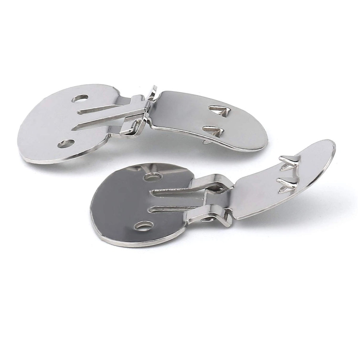 Wholesale Large Stainless Steel Flat Blank Shoe Clips for DIY