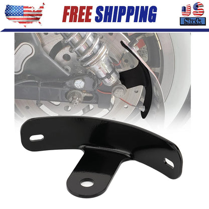 Curved License Plate Side Mount Bracket For Harley Davidson Iron 883 1200