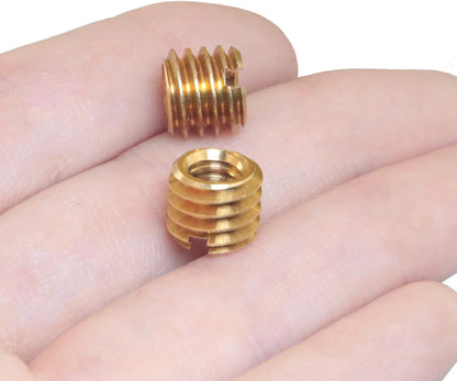 10PCS 1/4 Female to 3/8 Male Adapter Screws Brass Nut for Tripod Heads Ball...