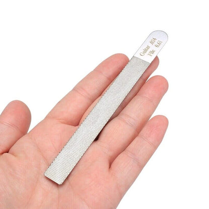 3Pcs Stainless Steel Long Handle Guitar File Tool(0.24-0.61/0.32-0.81/0.53-1.35)